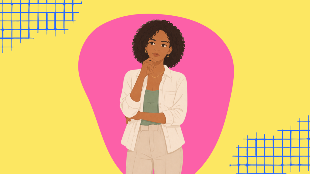 woman thinking about fertility plan to get pregnant